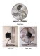 KF-1813ES 18" (45cm) Industrial Desk / Floor Fan