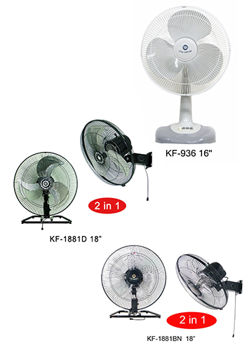 King Fortune - Best Selling Wall/Desk Fan