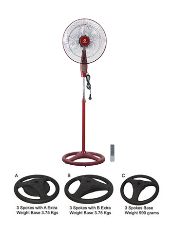 KF-888RBN 18" (45cm) Stand Fan (Industrial Fan)